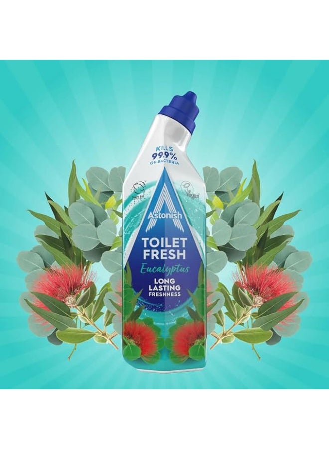 Astonish Toilet Fresh Cleaner Eucalyptus 750ml- Pack of 3 - Image 5