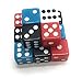 Funiverse 100 Bulk 16mm Dice 4 Color Assortment Red Blue Black and White - Image 2