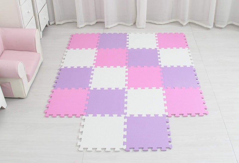 meiqicool Kid's Puzzle Exercise Play Mat with EVA Foam Interlocking Tiles 010311 - Image 2