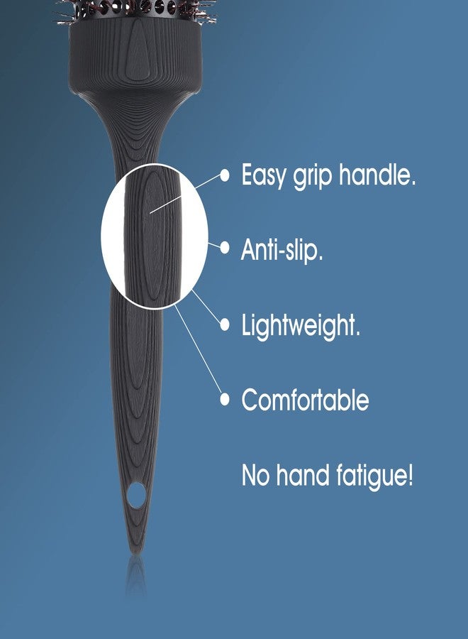 PERFEHAIR Large Ceramic Round Brush for Blow Drying, 2.9 Inch Ionic Thermal Barrel Hairbrush for Women Blowout, Styling, Curling, Smoothing, Straightening Medium to Long Wavy or Curly Hair - Image 5