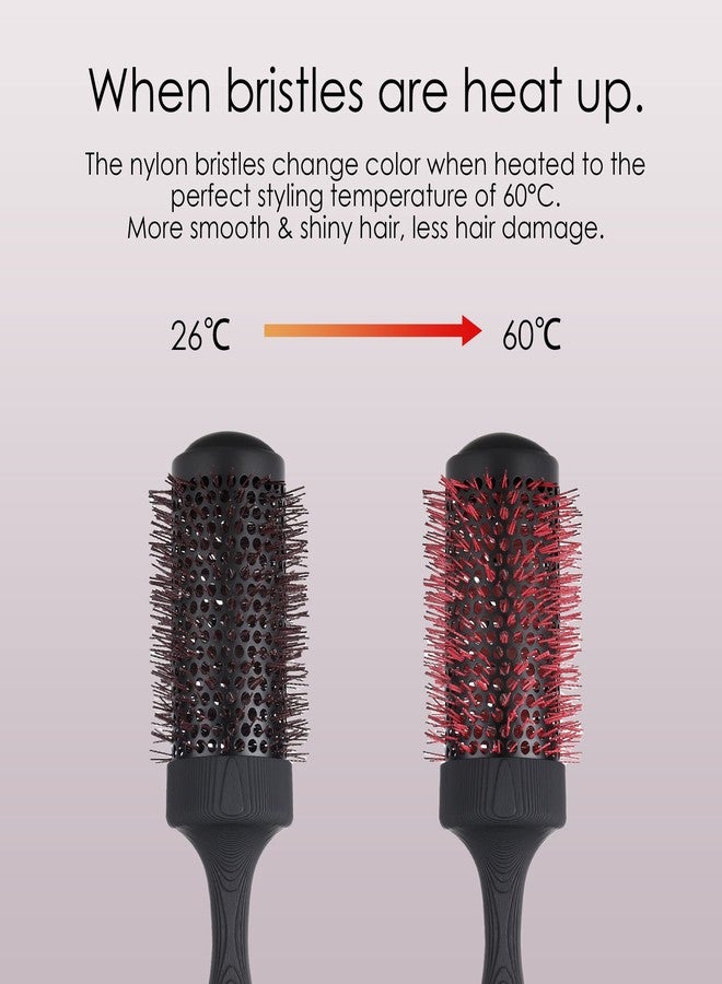 PERFEHAIR Large Ceramic Round Brush for Blow Drying, 2.9 Inch Ionic Thermal Barrel Hairbrush for Women Blowout, Styling, Curling, Smoothing, Straightening Medium to Long Wavy or Curly Hair - Image 3