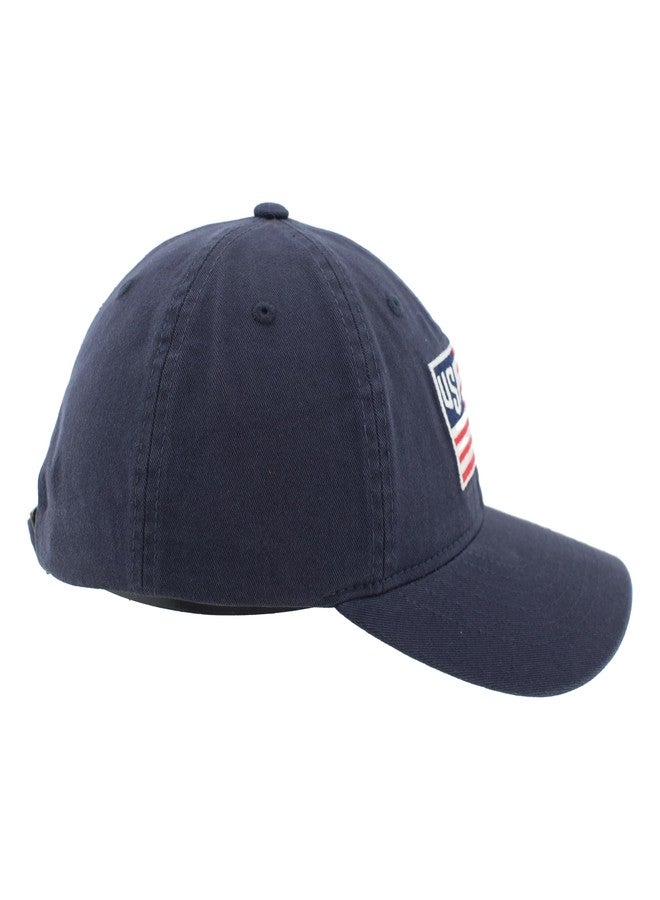 ZHATS U.S. Soccer Officially Licensed USMNT Adjustable Hat Independence Navy - Image 4
