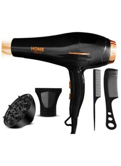 Home Gold 3000 Hair Dryer - Superior Drying Performance with Multiple Settings, Ionic Care and Overheat Protection HG-699