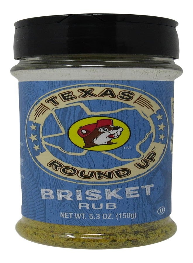 Buc-ee's توابل لحم بريسكيت تكساس راوند أب من بوكيز، خالية من الغلوتين، زجاجة واحدة سعة 5.3 أونصة - Image 1