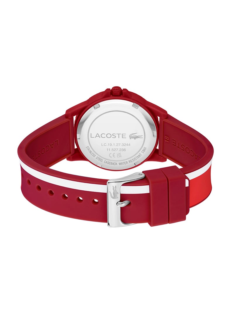 LACOSTE RIDER UNISEX's RED DIAL, RED SILICONE WATCH - 2030047 - Image 3
