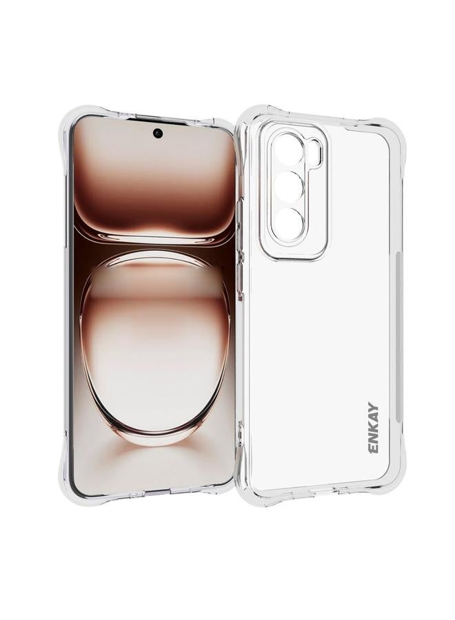 The Bros Case For OPPO Reno12 Pro Global Clear TPU Shockproof Anti-slip Phone Case