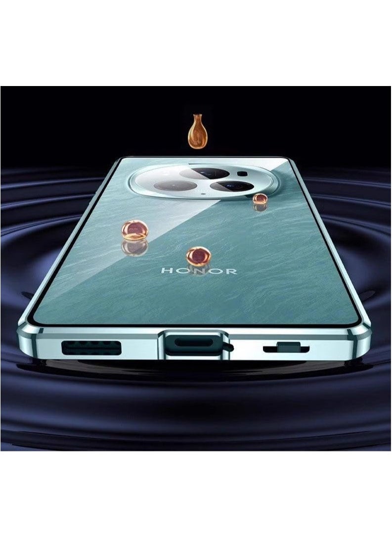 General Double-sided Glass Phone Case Compatible with Honor Magic 6 Pro 5G Magnetic Case 360° Full Protection Back Cover For Magic 6 Pro  - Image 4