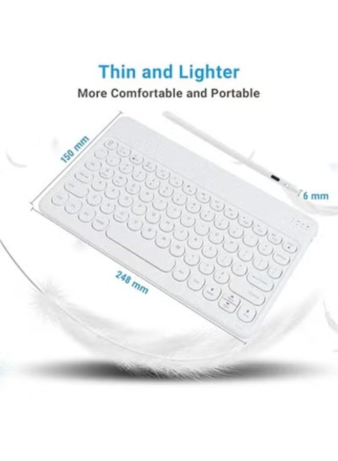 Original Bluetooth Keyboard & Mouse Combo for iPad – 9.72" Rechargeable Wireless Set with Type-C Charging, Perfect for On-The-Go Professionals - Image 2