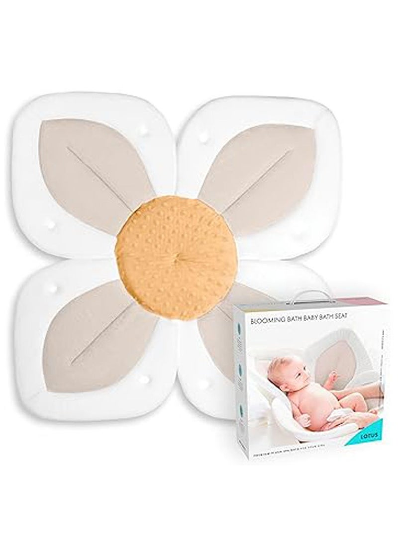 Baby Bath Seat - Baby Tubs for Newborn Infants to Toddler 0 to 6 Months and Up - Baby Essentials Must Haves - The Original Washer-Safe Flower Seat - Image 1