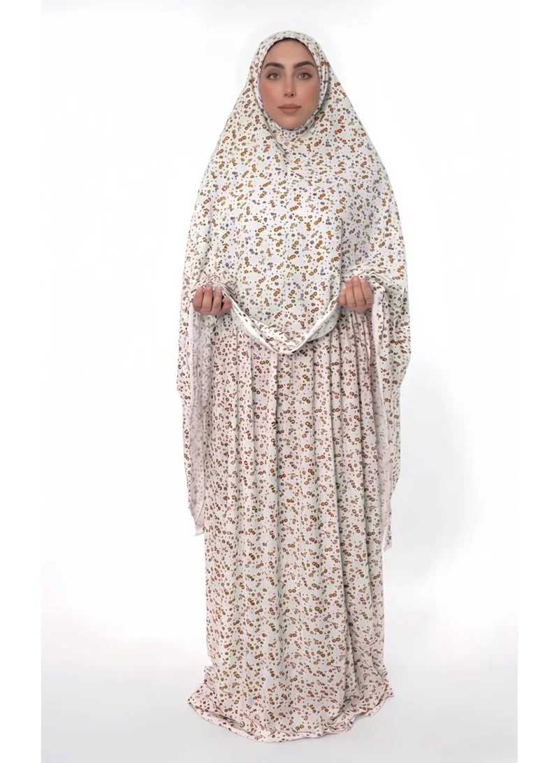 Two pieces islamic prayer robe dress set