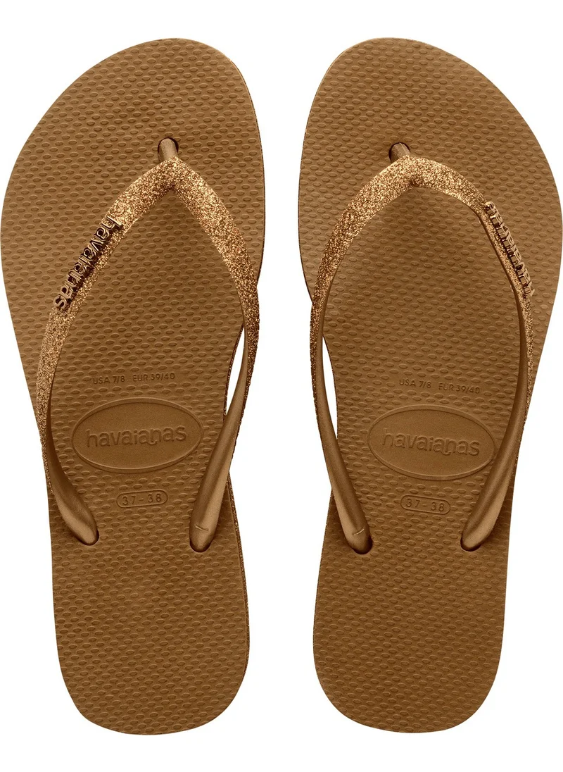 havaianas Bronze Women's Slippers Hav. Slim Flatform