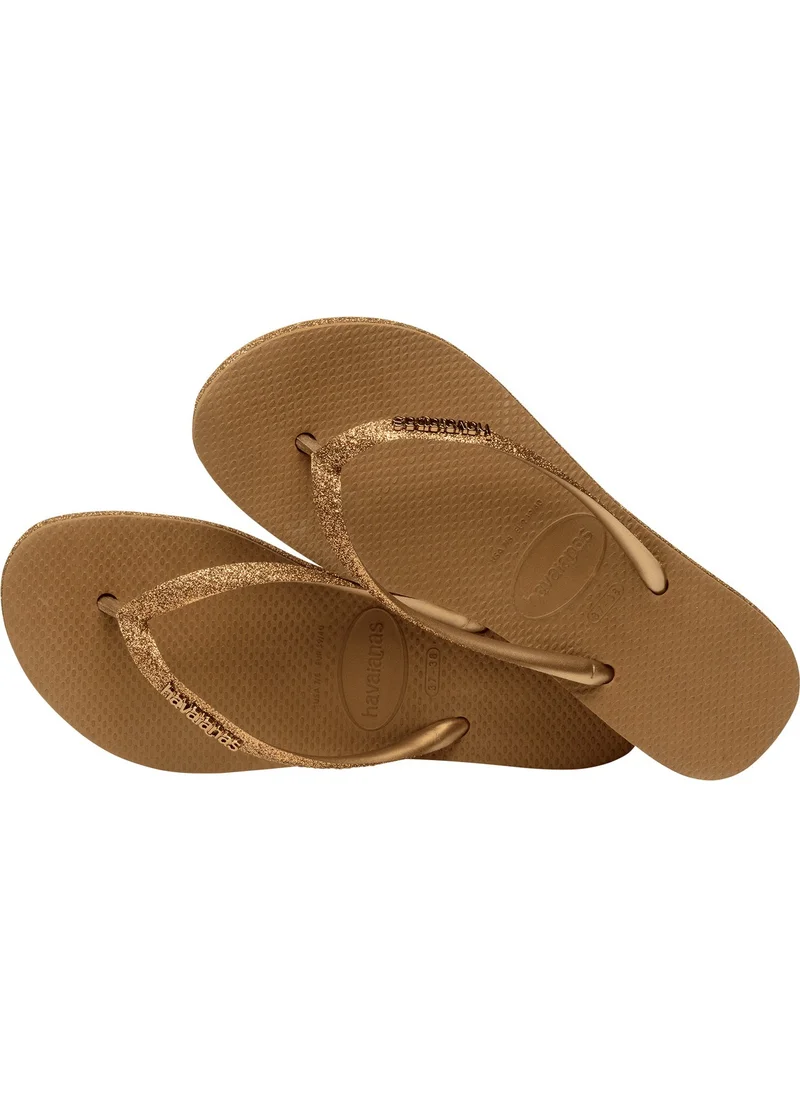 هافاياناس Bronze Women's Slippers Hav. Slim Flatform