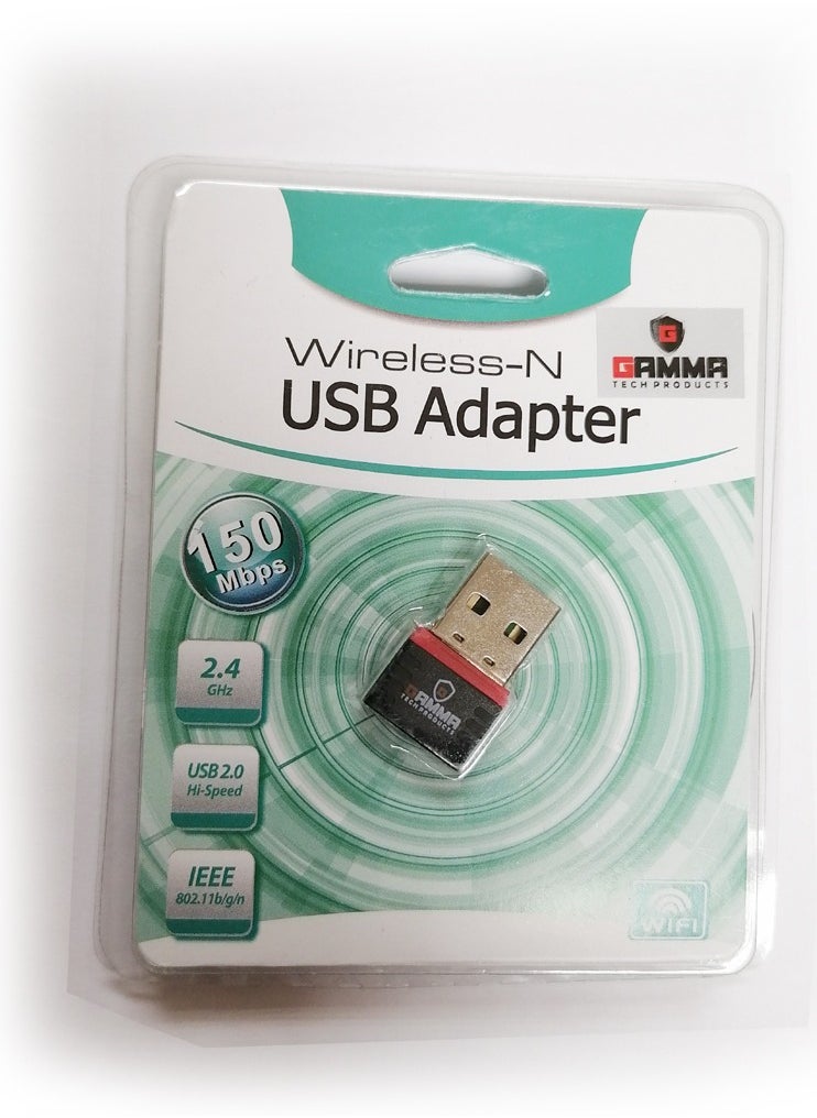 Gama GAMA Wifi n mini usb wifi wireless adapter with speed 150mb/s - network wifi lan card 802.11n  - Image 1