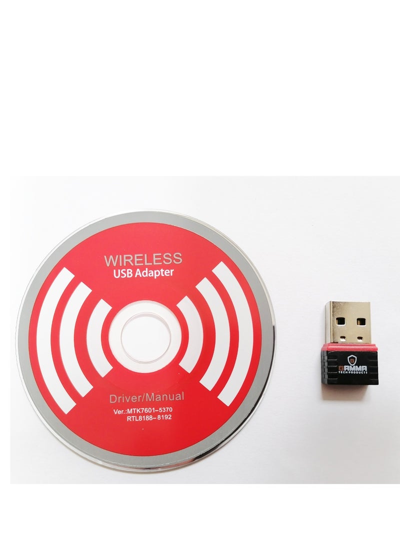 Gama GAMA Wifi n mini usb wifi wireless adapter with speed 150mb/s - network wifi lan card 802.11n  - Image 2