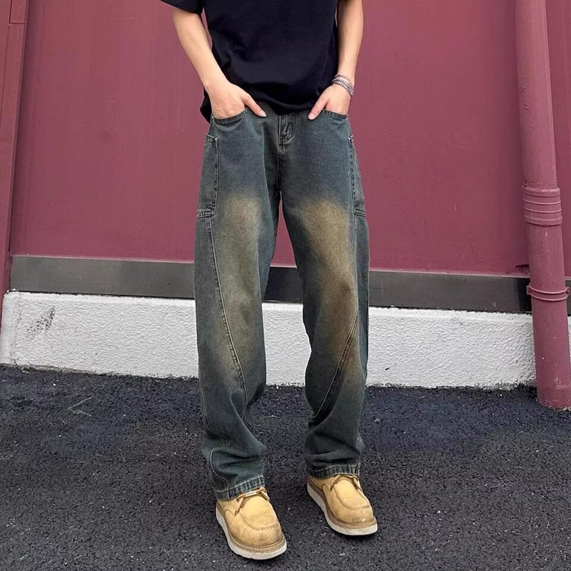 Unisex Casual Daily Denim Jeans - Image 1