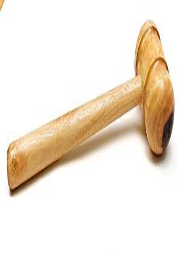PERICO Cricket Bat Wooden Mallet Hammer | Wooden Bat Mallet for Knocking to Improve Bat - | Wooden Knocking Hammer Mallet Double SidedNatural Colour Pack of 1 - Image 4