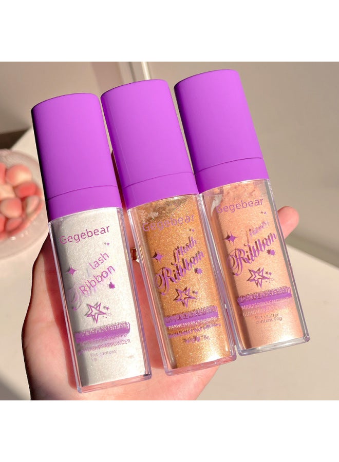 Makeup New Fairy Highlight Racket Powder Brightening Whole Body High Gloss Powder Repair Powder Natural Three-dimensional Repair Powder - Image 2