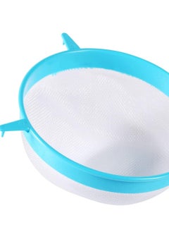 Bukela Plastic Mesh Strainer Colander Set, Food Soy Milk Flour Sieve Plastic Colander Strainer with Long Handle Icing Sugar Sifters Fine Strainer Tea Filter and Silicone Foldable Funnel, 4Pcs, Random Color  - Image 5