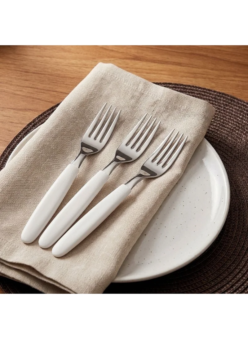 دانوب هوم Tramontina 3 Piece Table Forks Set Ipanema 23362380, Multi Colour, Stainless Steel, Fork Set For Meal Preparation