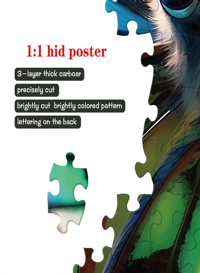 Cafly Jigsaw Puzzles for Adults 1024 Pieces - Challenging Fun Puzzles Stunning Art Wall Decor, Gift for Adult Puzzle Lovers, Family Game, Butterfly Between Flowers - Image 3