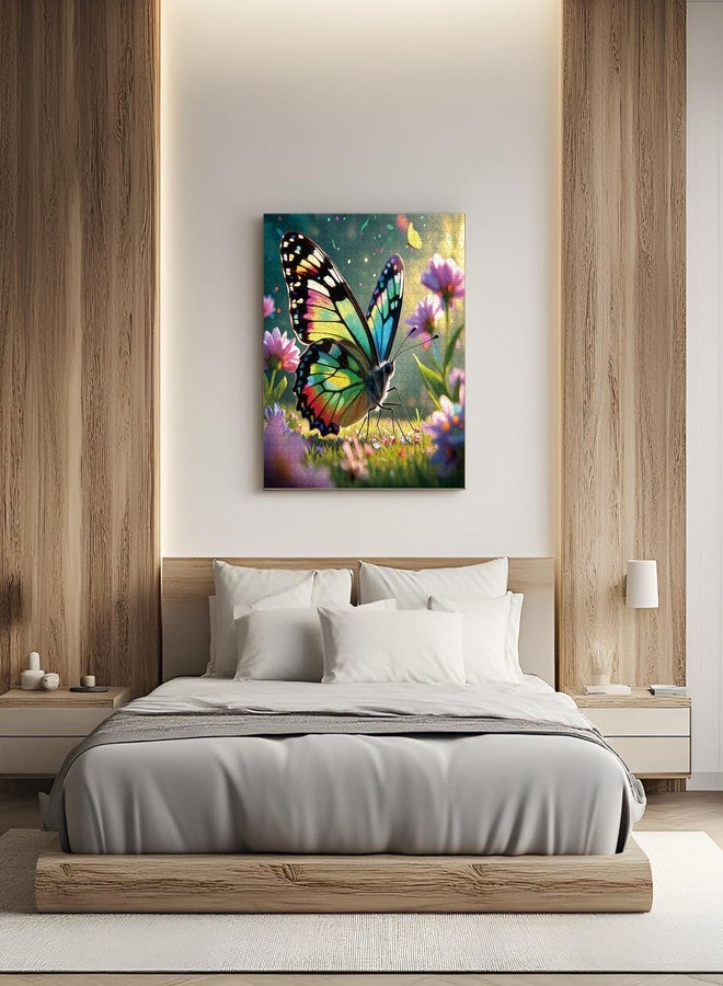 Cafly Jigsaw Puzzles for Adults 1024 Pieces - Challenging Fun Puzzles Stunning Art Wall Decor, Gift for Adult Puzzle Lovers, Family Game, Butterfly Between Flowers - Image 2