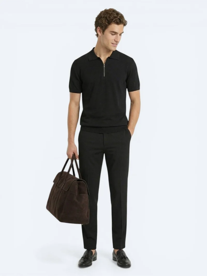 Kip Black Knitwear
