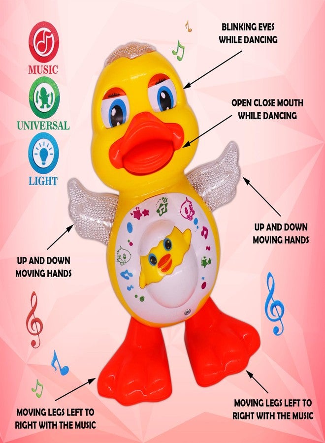 Aseenaa Dancing Duck Toy with Vibrant Light Effect & Musial Sound | Best Dancing Toy Gifts/Toddlers/Babies/Girls/Boys | Yellow Color | Pack of 1 - Image 3