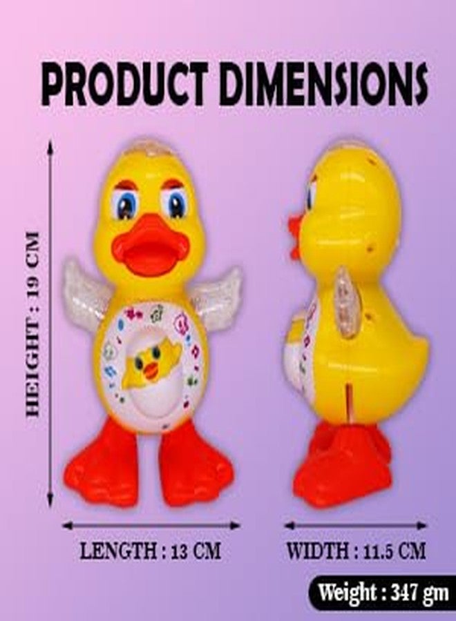 Aseenaa Dancing Duck Toy with Vibrant Light Effect & Musial Sound | Best Dancing Toy Gifts/Toddlers/Babies/Girls/Boys | Yellow Color | Pack of 1 - Image 5
