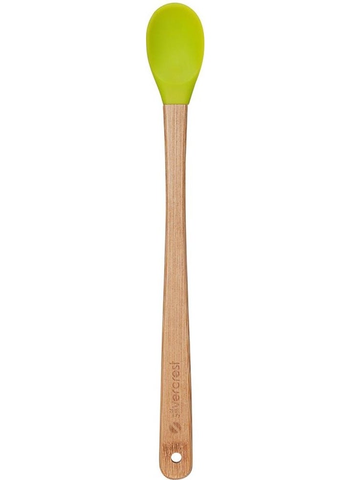SilverCrest - Silver Crest Spt-02 Set of 5 Colorful 26CM Long Silicone Bamboo Spatulas - Image 1