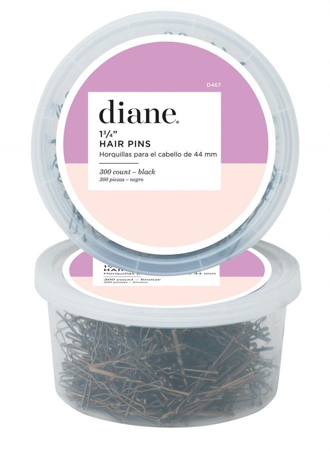Diane 1.75 inch Hair Pins, Black, 300 Count - Image 3