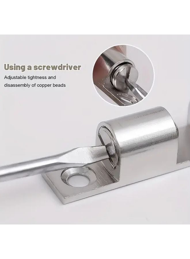 40mm Adjustable Brass Door Lock Cabinet Interlock Switch Chassis Spring Buckle Set - Image 4