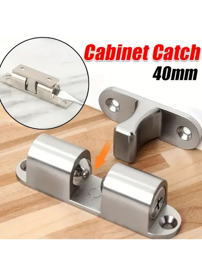 40mm Adjustable Brass Door Lock Cabinet Interlock Switch Chassis Spring Buckle Set - Image 2