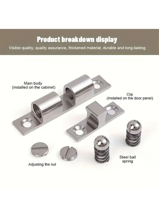 40mm Adjustable Brass Door Lock Cabinet Interlock Switch Chassis Spring Buckle Set - Image 5