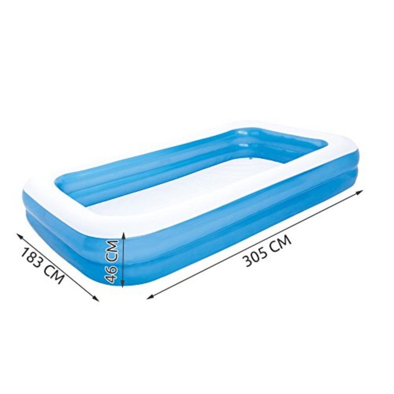 , Blue Rectangular Family Pool 305X183X46Cm -26-54150 - Image 5