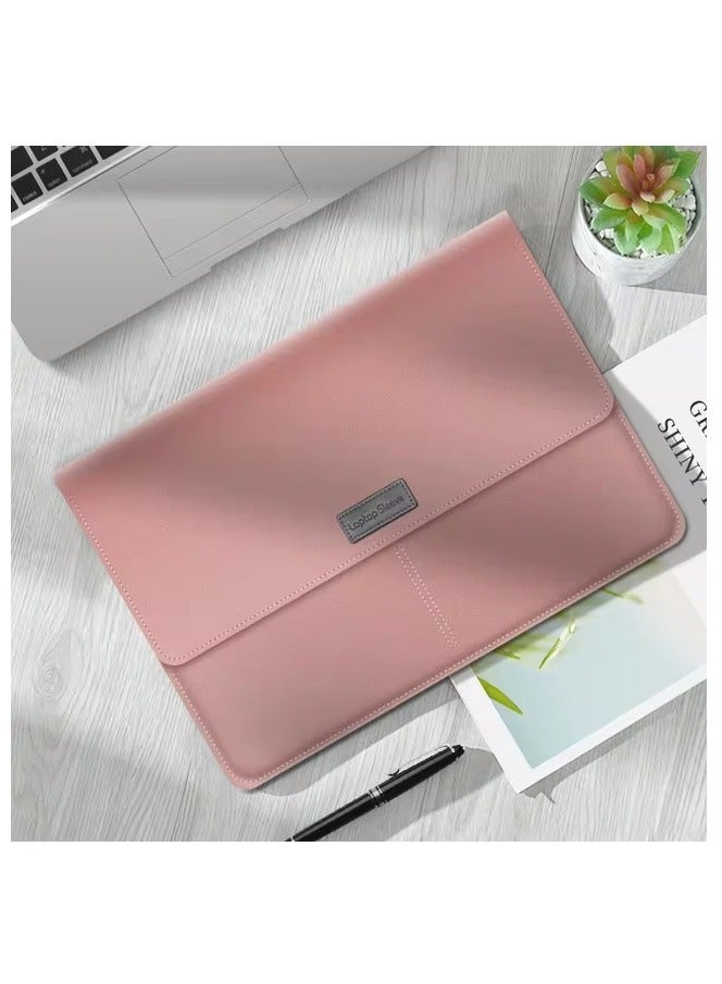 Pattern PU Leather Waterproof Ultra-thin Protection Liner Bag Briefcase Laptop Carrying Bag for 13-14 inch Laptops  - Image 1