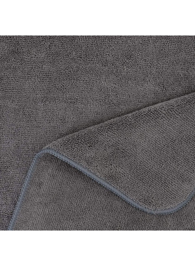 Polyte POLYTE Professional Quick Dry Lint Free Microfiber Hair Drying Salon Towel, 20 x 40 in, 2 Pack (Dark Gray) - Image 4