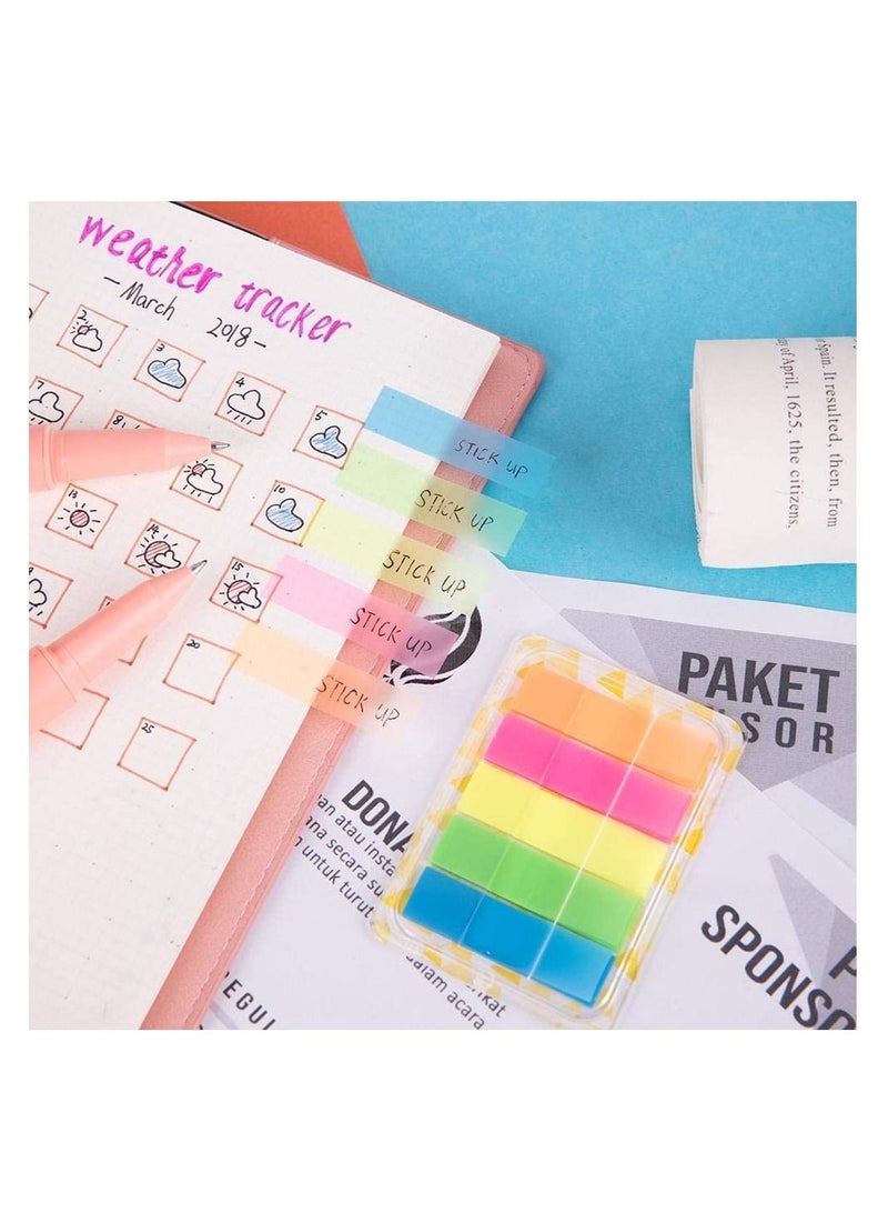 Deli عبوة 2 من علامات الفهرسة بحجم 44x12 مم متعددة الألوان - Image 5