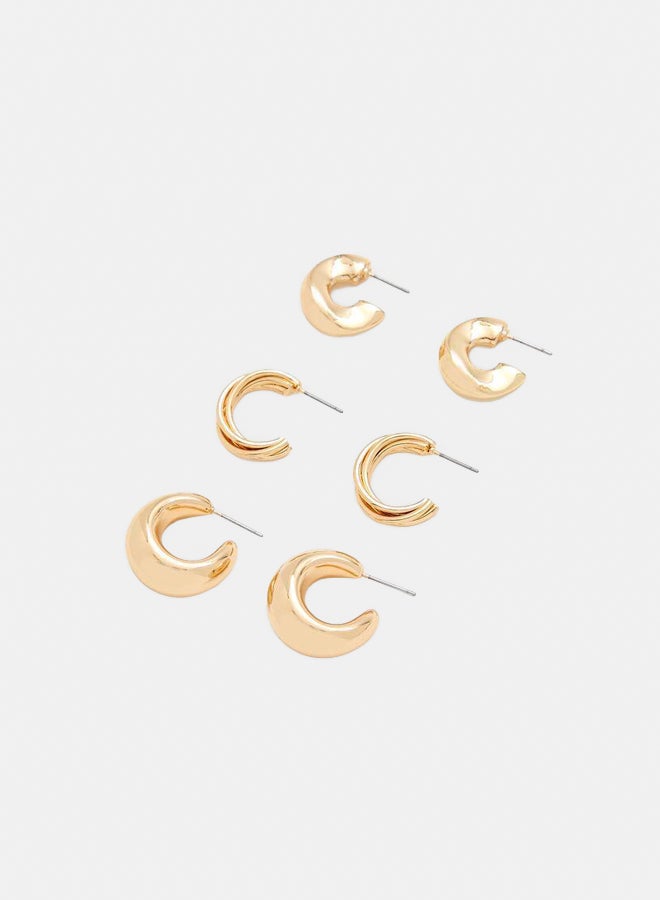 FOREVER 21 Twisted Hoop Earring Set  - Image 3