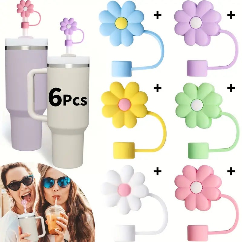 Ice Cup Flower Stanley Straw Cap 10Mm Dust Plug 40Oz Car Cup Straw Cover - Image 5