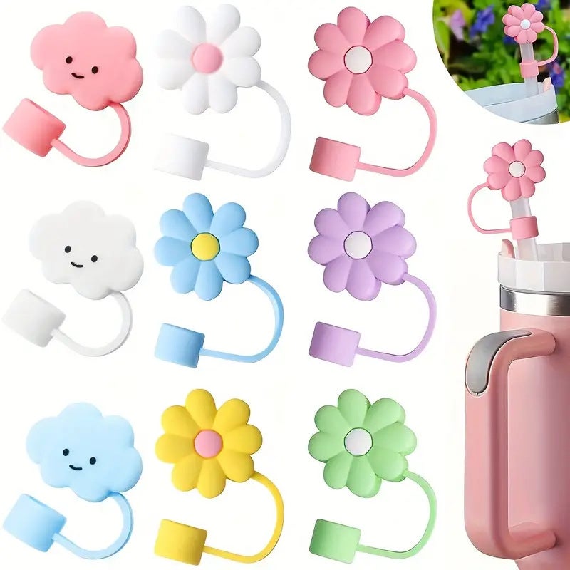 Ice Cup Flower Stanley Straw Cap 10Mm Dust Plug 40Oz Car Cup Straw Cover - Image 2