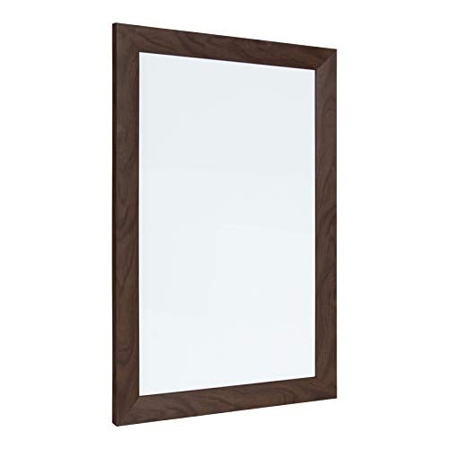 DesignOvation Beatrice Framed Magnetic Dry Erase Board 18x27 Walnut Brown - Image 3