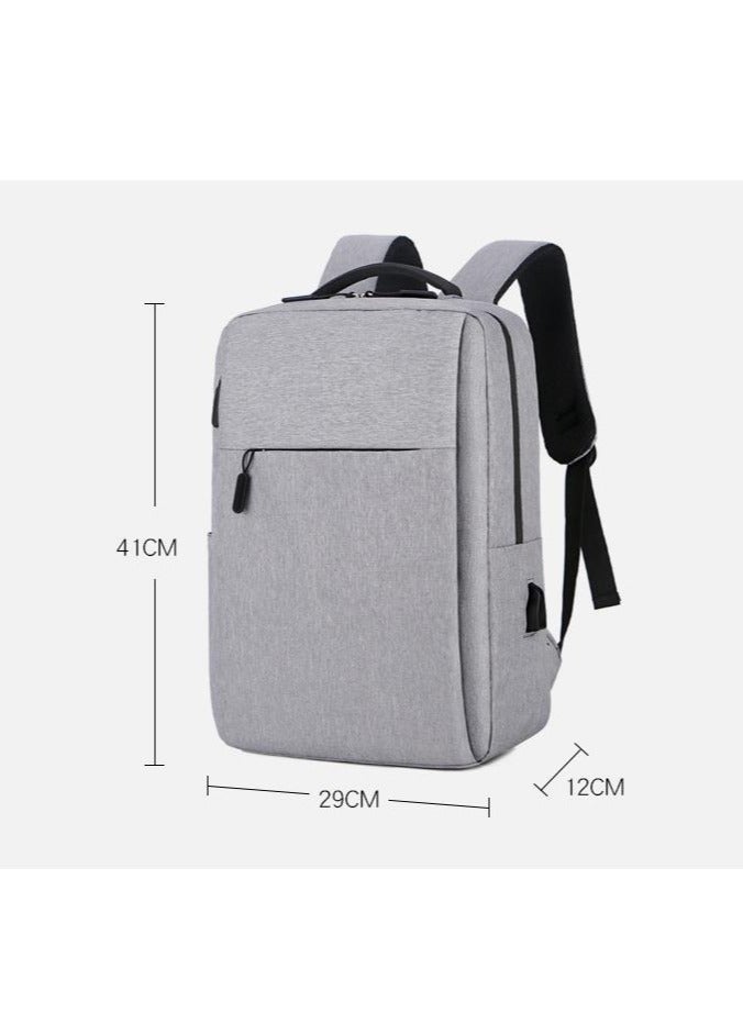 Golden Travel Laptop Backpack Business Anti Theft Slim Durable Laptop Bag with USB Charging Port Water Resistant College School Computer Backpack Gifts for Men & Women Fits 15.6 Inch Notebook Blue - Image 2