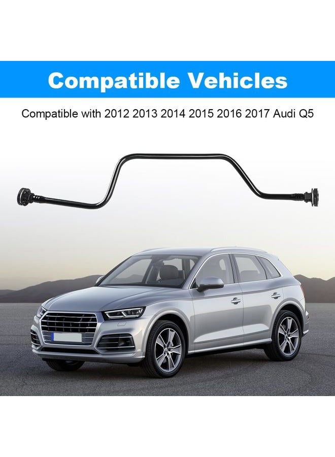 zayody Engine Coolant Reservoir Tank Hose Compatible with Audi Q5 2012 2013 2014 2015 2016 2017 Coolant Radiator Reservoir Tank Hose Replacement for 8R0121081M 8R0121081AQ - Image 3