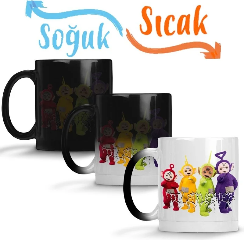 Baskı Dükkanı Print Shop The Teletubbies Sun Magic Mug Porcelain