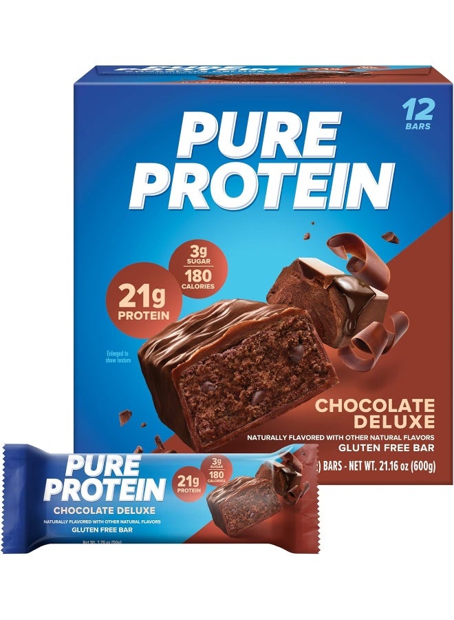 Pure Protein ألواح وجبات خفيفة غنية بالبروتين ومغذية، 1.76 أونصة، عبوة من 12 - Image 1