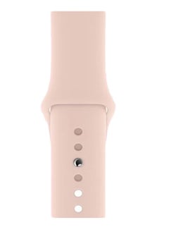 PROMASS Silicone Replacement Band For Apple Watch Series 5/4/3/2/1 Pink Sand  - Image 2