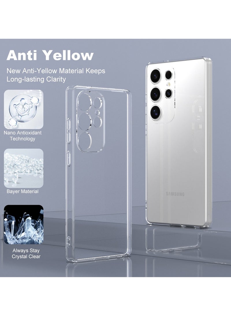 Samsung Galaxy S25 Ultra Shock Proof Case Cover - Ultra Clear, Durable & Accurate Cut-outs - Scratch, Dust & Smudge Protection - Transparent Silicon Back Cover for Samsung Galaxy S25 Ultra - Image 2