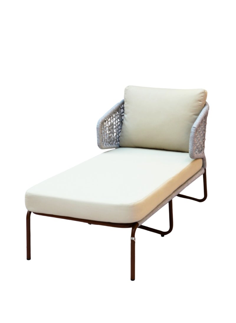 Swin Furniture Swin Aluminum Frame Sunbed with Cushions  - Image 1