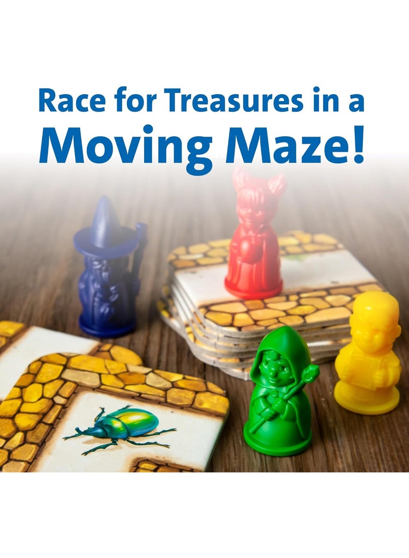 Ravensburger لعبة لوحية رافينسبورجر المتاهة - لعبة استراتيجية متحركة كلاسيكية للأطفال والعائلات، قم بتحويل المسارات للعثور على الكنوز، سهلة التعلم، قيمة إعادة لعب عالية، لعبة ممتعة لليالي الداخلية للأعمار 7+ | 26448-3 - Image 3