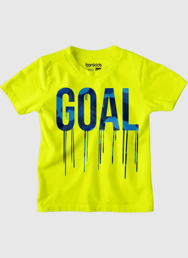 بونكيدز BONKIDS Boys Typography Printed Cotton T-shirt
